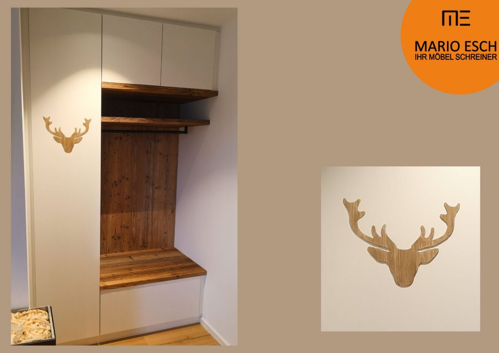 Alpine Eleganz: Garderobe nach Maß im edlen Altholzlook, gehen Sie in die Urlaubsverlängerung und fühlen Sie sich jeden Tag wie im Urlaub in den Bergen!